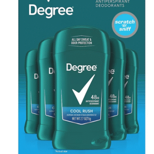 Degree Men's Cool Rush 48 Hour Deodorant, 5 pk.