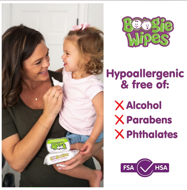 Boogie Wipes Unscented Gentle Nose Wipes, 4 pk./180 ct. - Image 5