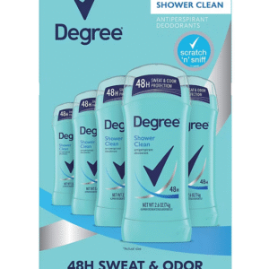 Degree Women's Shower Clean Dry Protection Deodorant, 5 pk.