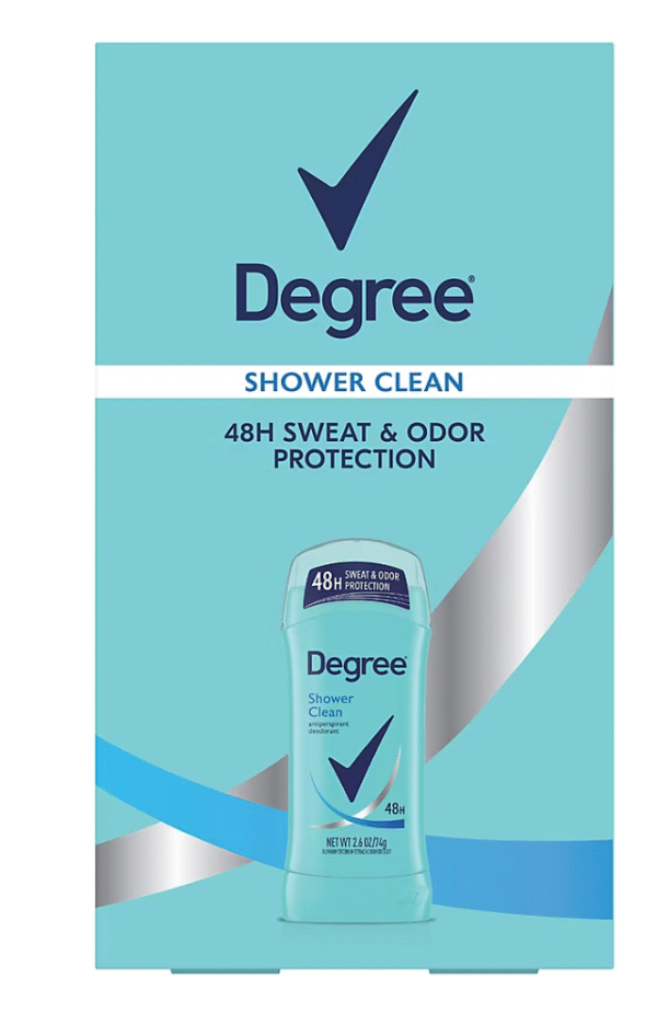 Degree Women's Shower Clean Dry Protection Deodorant, 5 pk. - Image 2