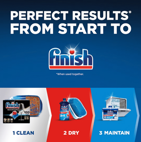 Finish Quantum Dishwasher Detergent Tablets, 100 ct. - Image 5