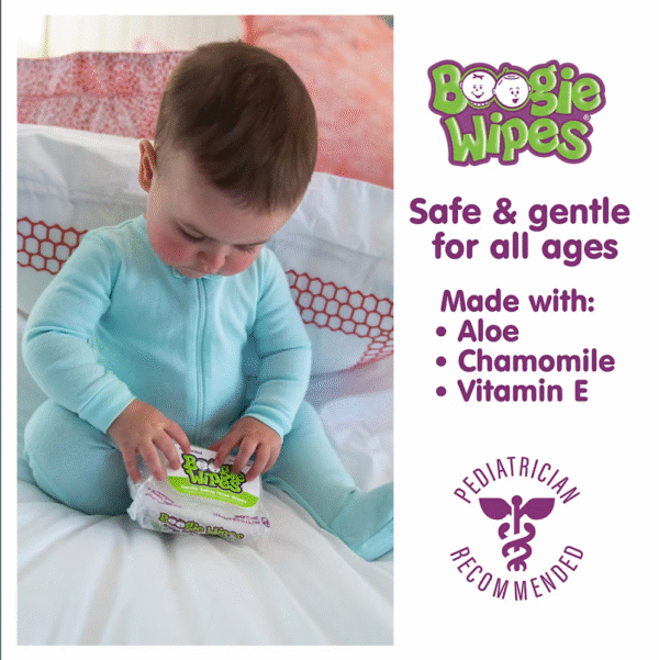 Boogie Wipes Unscented Gentle Nose Wipes, 4 pk./180 ct. - Image 6