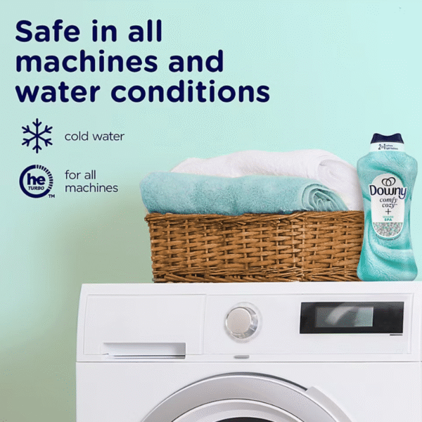 Downy In-Wash Scent Booster Beads - Comfy Cozy + Seaside Spa, 32.1 oz. - Image 6
