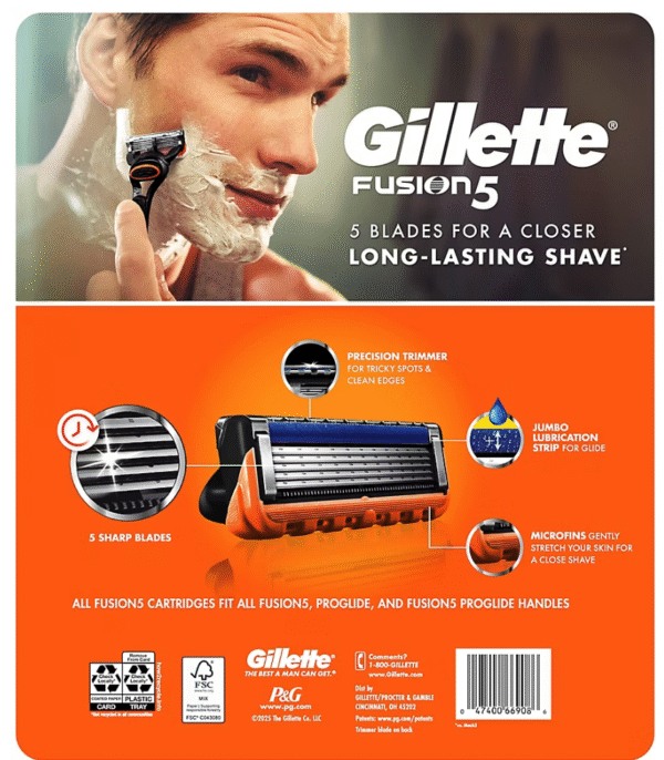 Gillette Fusion5 Men's Razor Blade Refills, 16 ct. - Image 2