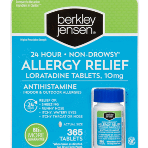 Berkley Jensen Allergy Relief Loratadine 10mg Tablets, 365 ct.