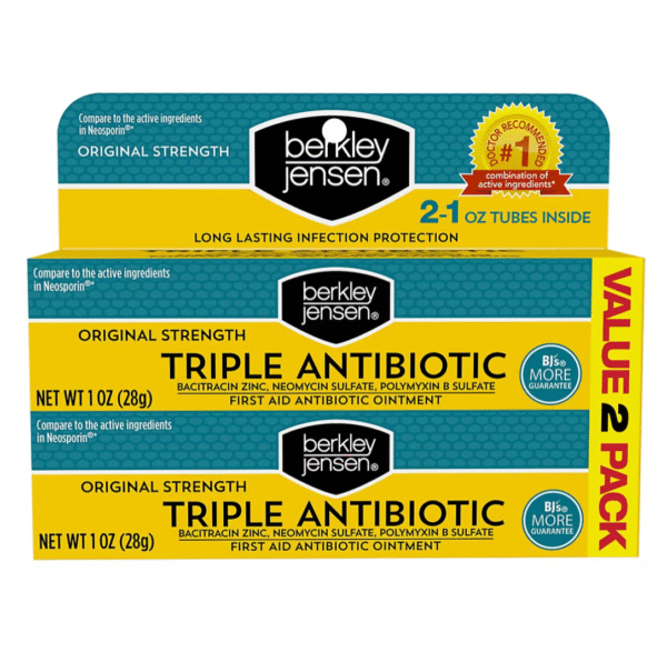 Berkley Jensen Triple Antibiotic Ointment, 2 pk./1 oz.