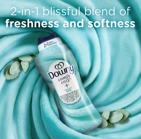 Downy In-Wash Scent Booster Beads - Comfy Cozy + Seaside Spa, 32.1 oz. - Image 9