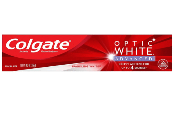 Colgate Optic White Advanced Hydrogen Peroxide Toothpaste 5 pk./4.2 oz. - Sparkling White - Image 6