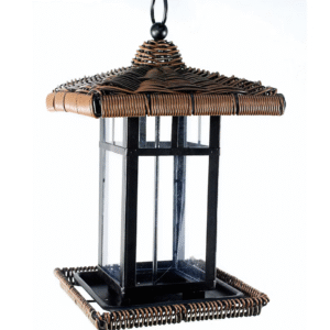 National Audubon Wicker Lantern Bird Feeder