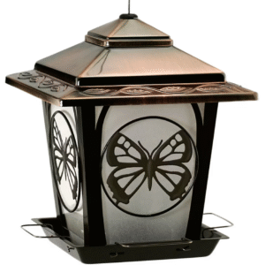National Audubon Metal Butterfly Hopper Feeder