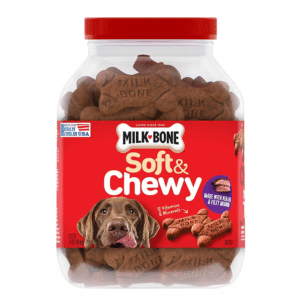Milk-Bone Soft & Chewy Dog Treats - Beef & Filet Mignon with Chuck Roast, 37 oz.37