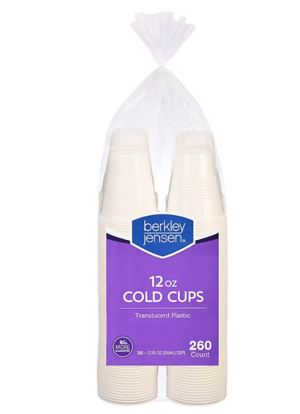 Berkley Jensen Plastic Cold Cups, 12 oz./260 ct.