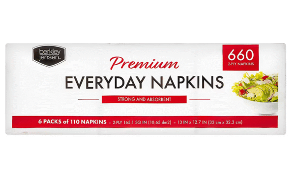 Berkley Jensen Premium Everyday Paper Napkins, 660 ct.