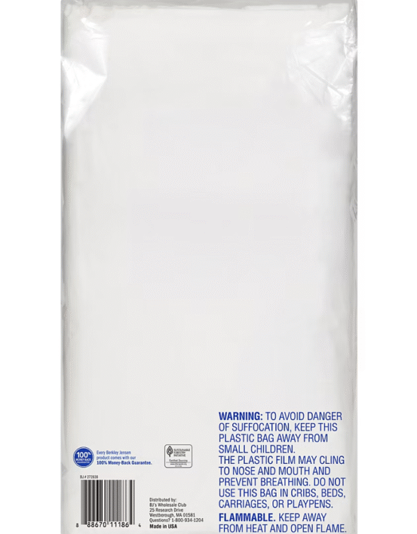 Berkley Jensen Premium Tablecovers - White, 6 ct. - Image 2