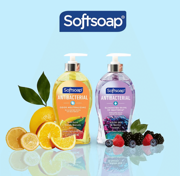 Softsoap Antibacterial Liquid Hand Soap - White Tea & Kitchen Fresh Scents, 4 pk./11.25 fl. oz. - Image 11