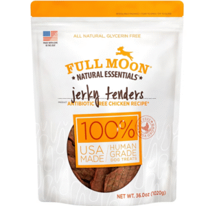 Full Moon All Natural Human Grade Dog Treats - Chicken Jerky Tenders, 36 oz.