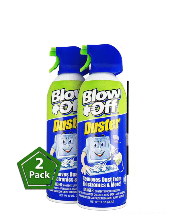 (2-Pack) Blow Off Air in a Can Electronic Duster 10 Oz.