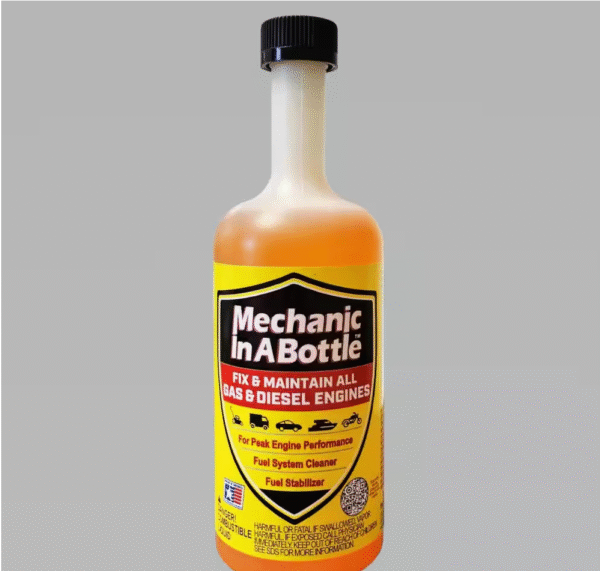 Mechanic in a Bottle 16 Oz. Fuel Additive Gas and Diesel - Fix, Maintain, Protect All Engines