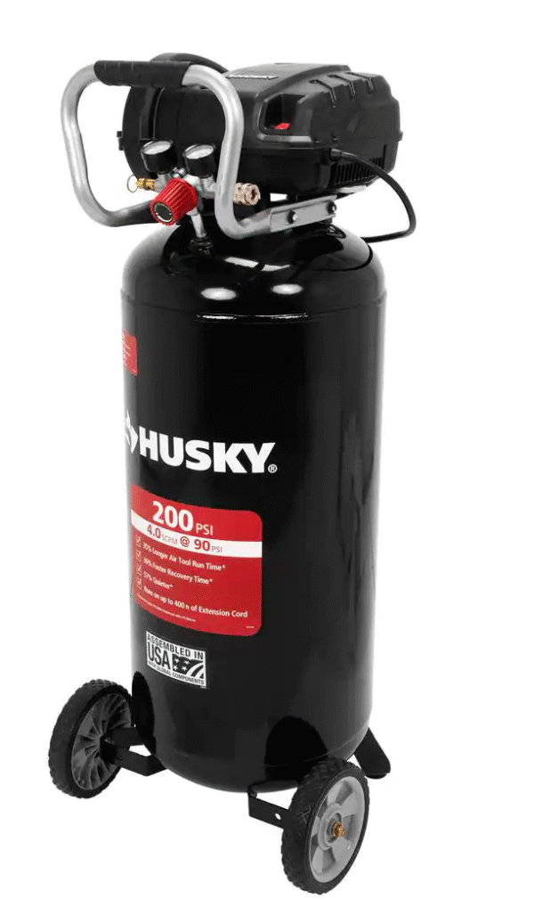 20 Gal. 200 Psi Oil Free Portable Vertical Electric Air Compressor - Image 9