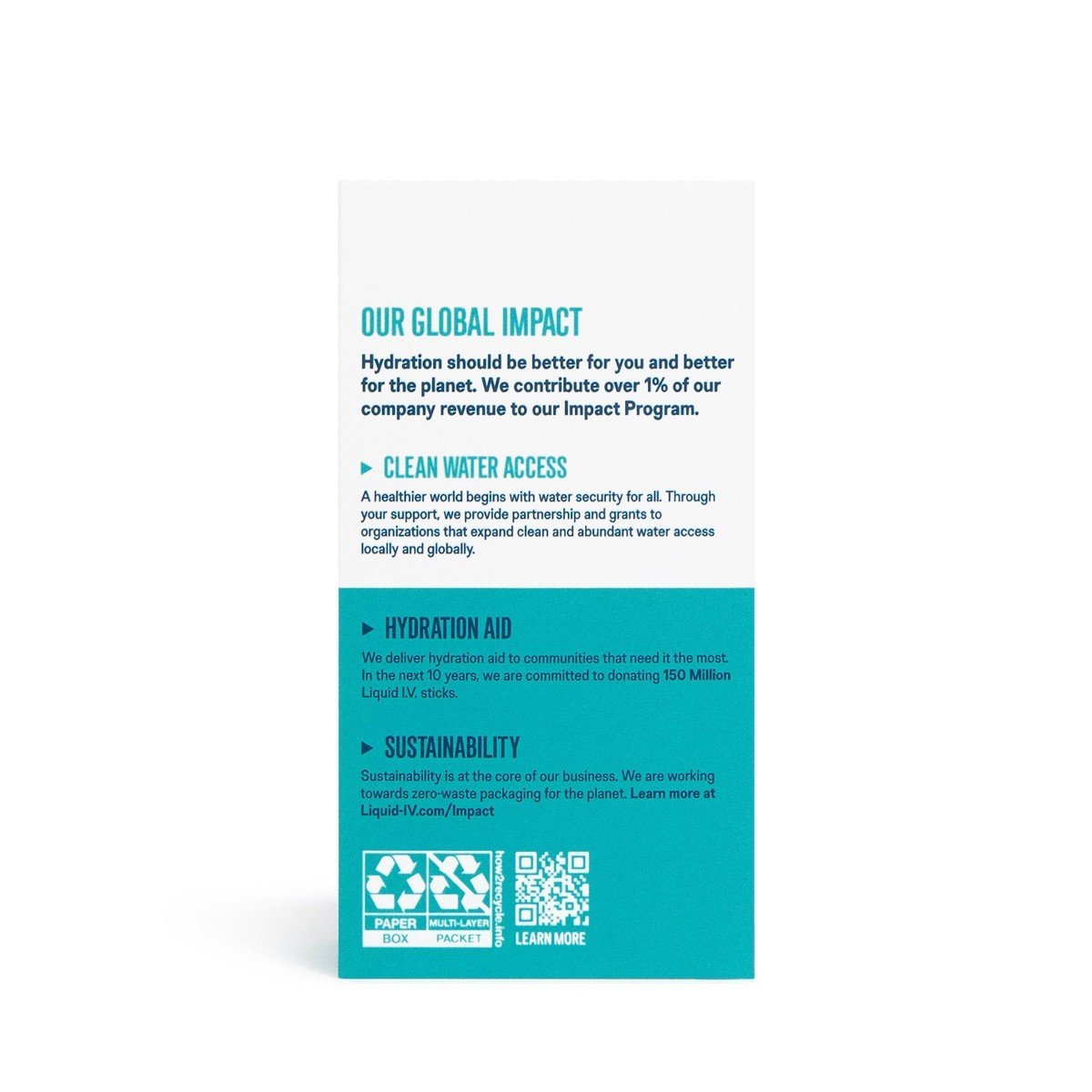 Liquid I.V. Sugar Free Hydration Powder Electrolyte Supplements: Non-Caffeinated Raspberry Lemonade Drink Mix, 10 Pack - Image 4