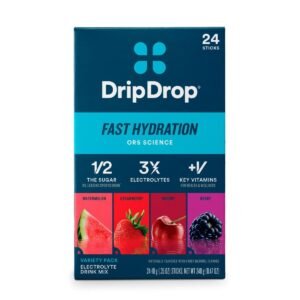 DripDrop Classic Variety Pack Dietary Supplement Powder - 24ct