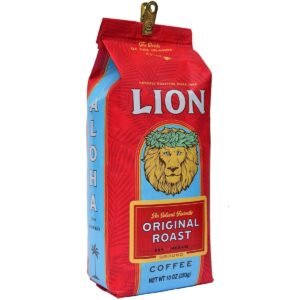 Lion Coffee Original Medium Roast Ground Coffee - 10oz: Kona Variety, Mocha Flavor