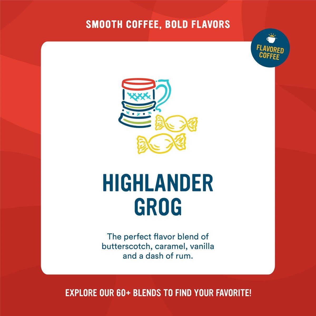 Cameron's Coffee Highlander Grog Light Roast Ground Coffee - 12oz - Image 3