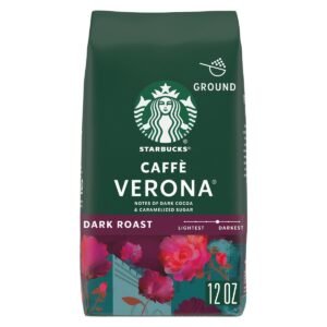 Starbucks Dark Roast Ground Coffee — Caffè Verona — 100% Arabica — 1 bag (12 oz