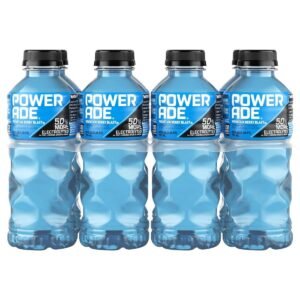 POWERADE Mountain Berry Blast Sports Drink - 8pk/20 fl oz Bottles: Low Sodium, Diet, Non-Caffeinated