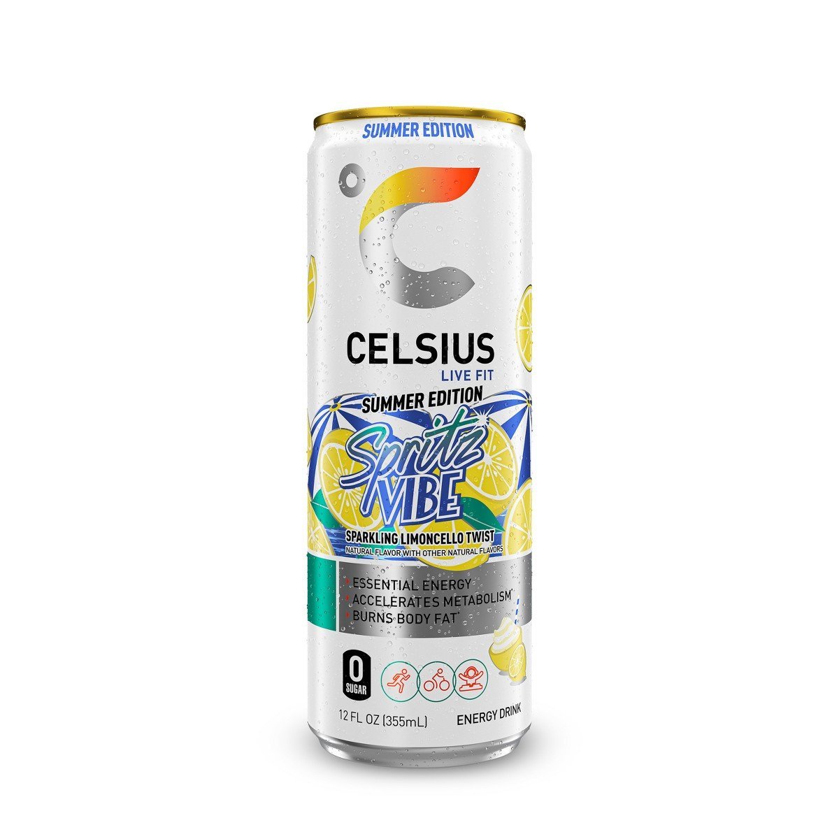 Celsius Spritz Vibe Summer Edition LTO - 12 fl oz Can - Image 5