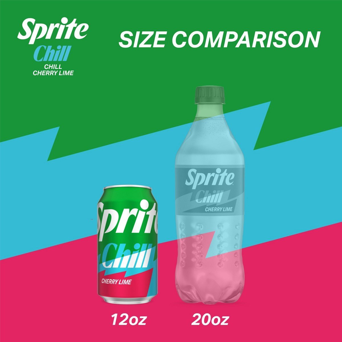 Sprite Chill Cherry Lime Natural Flavor Soda - 12pk/12 fl oz Cans - Image 6