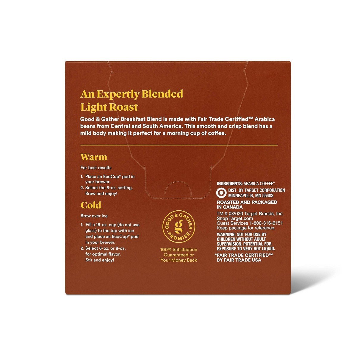 Breakfast Blend Light Roast Coffee Pods - 16ct - Good & Gatherâ„¢ - Image 3