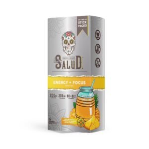 Salud Energy + Focus Pineapple Mango Electrolyte Drink Mix - 6pk/0.21oz Packet Sticks
