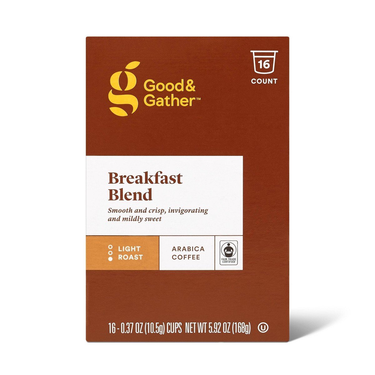 Breakfast Blend Light Roast Coffee Pods - 16ct - Good & Gatherâ„¢ - Image 4