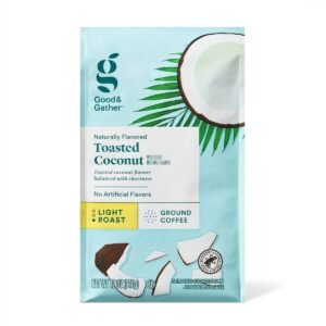 Naturally Flavored Toasted Coconut Light Roast Ground Coffee - 12oz - Good & Gather™
