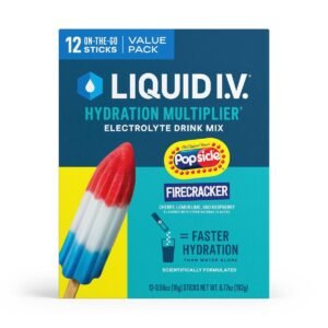Liquid I.V. Hydration Multiplier Powder Electrolyte Drink Mix - Popsicle Firecracker - 0.56oz/12ct