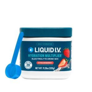 Liquid I.V. Strawberry Hydration Multiplier Multi-Serve Tub Sports Drink - 20 Servings/11.29oz