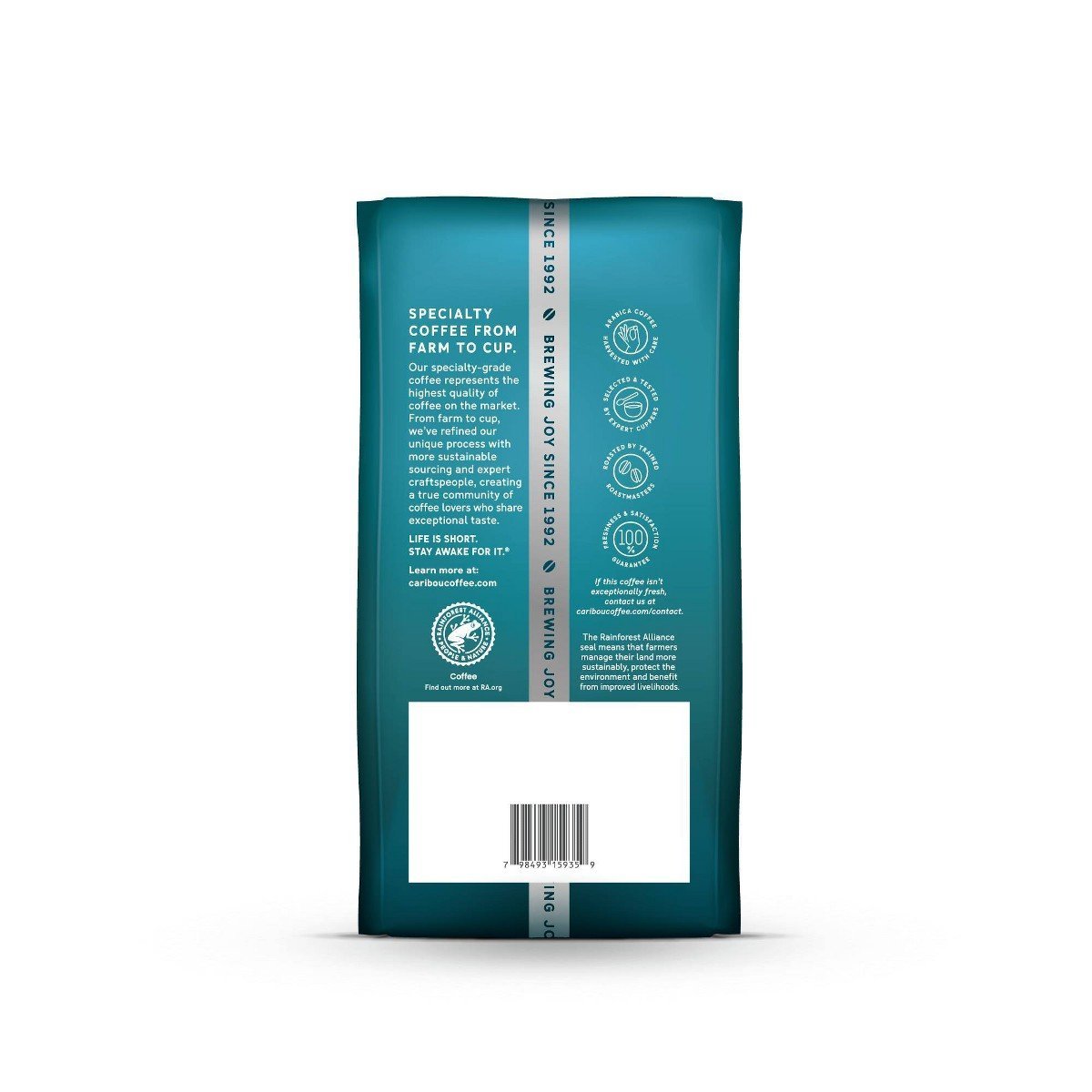 Caribou Vanilla Hazelnut Dreamstate Medium Roast Ground Coffee - 11oz: Rainforest Alliance Certified, Arabica Beans - Image 3