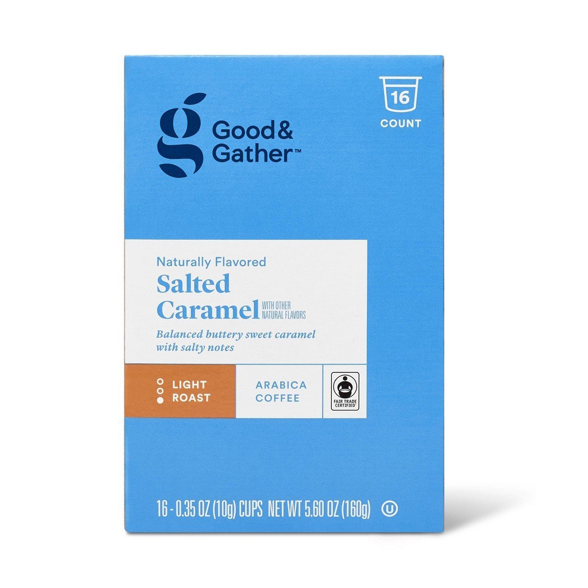 Naturally Flavored Salted Caramel Light Roast Coffee Pods - 16ct - Good & Gatherâ„¢ - Image 4