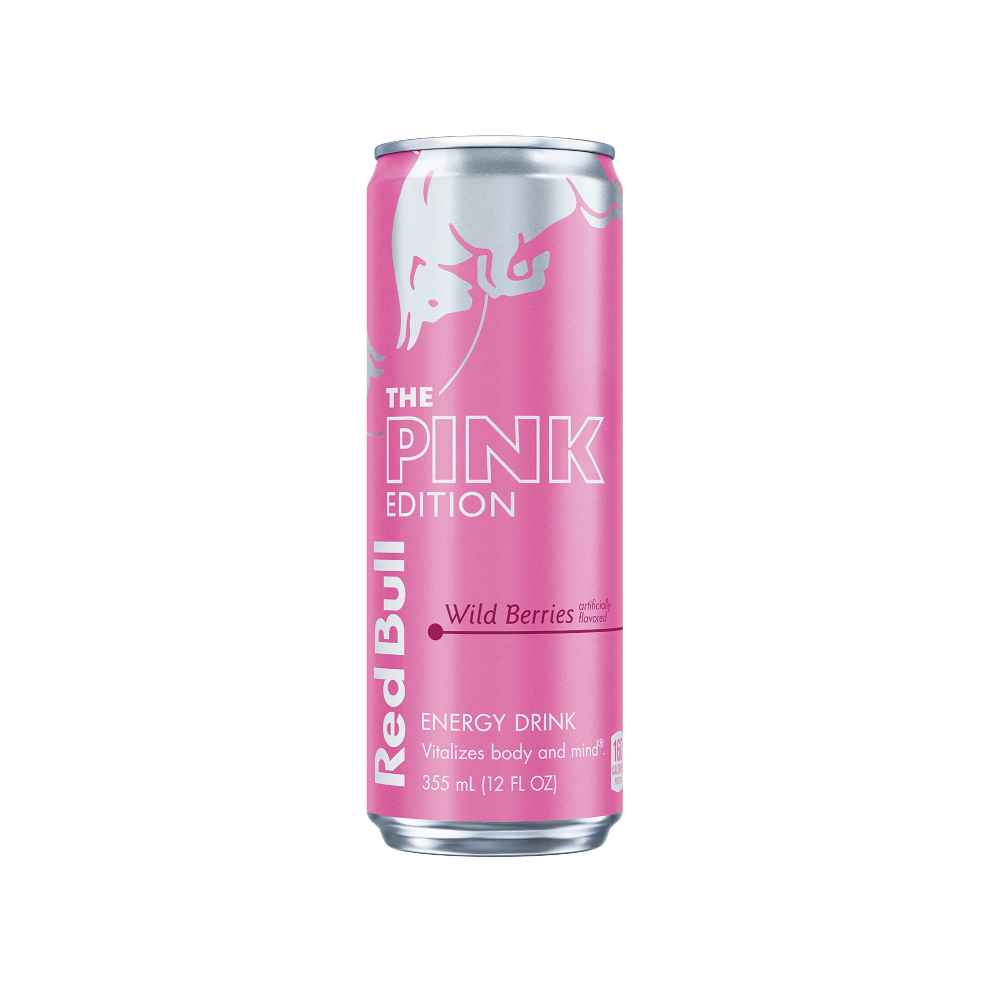 Red Bull Pink Edition Energy Drink - Wild Berries - 12 fl oz: Caffeinated, Low Fat