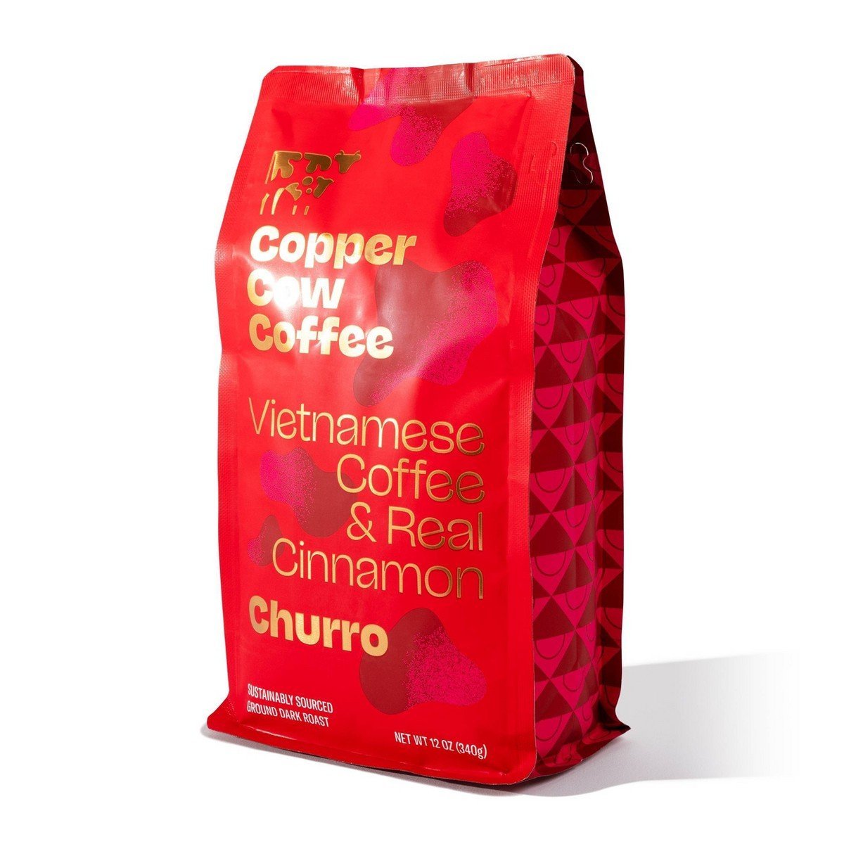 Copper Cow Churro Dark Roast Ground Vietnamese Coffee - 12oz - Image 3