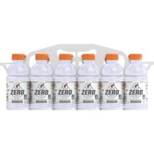 Gatorade G Zero Glacier Cherry Sports Drink - 12pk/12 fl oz Bottles: Sugar-Free, Non-Caffeinated