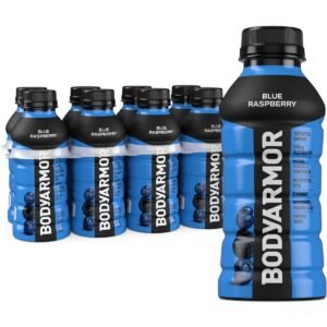 BODYARMOR Blue Raspberry Sports Drink - 8pk/12 fl oz Bottles: Non-Caffeinated