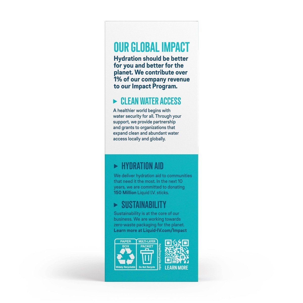 Liquid I.V. Sugar Free Hydration Multiplier Powder Electrolyte Drink Mix - Lemon Lime - 0.45oz/12ct - Image 5