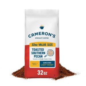 Cameron's Toasted Southern Pecan Coffee - 32oz: Arabica Beans, Gluten-Free