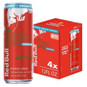 Red Bull Sugar Free Red Edition Energy Drink, Caffeinated - 4pk/12 fl oz Cans