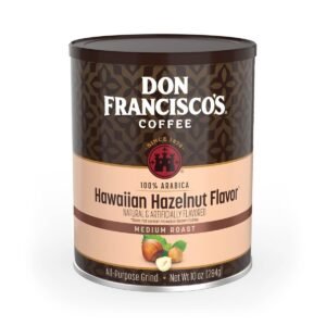 Don Francisco's Hawaiian Hazelnut Flavored Medium Roast Ground Coffee Can - 10 oz