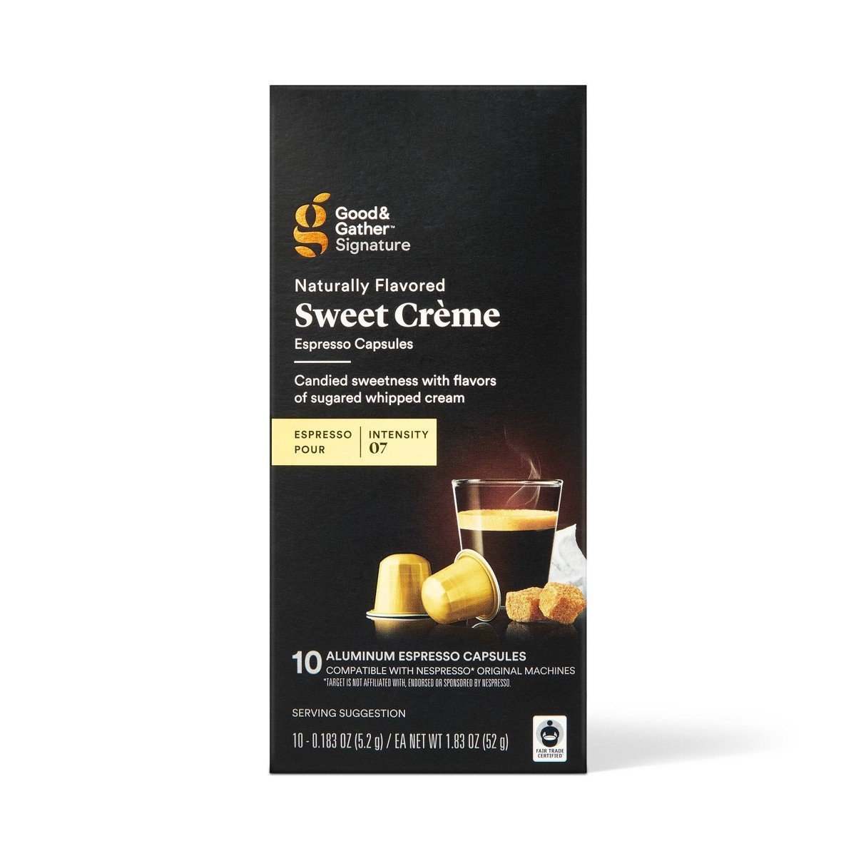 Naturally Flavored Sweet Creme Espresso Capsule - 1.83oz - Good & Gatherâ„¢