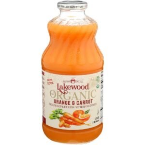 Lakewood Organic Orange Carrot Juice -32 fl oz (Case of 6)