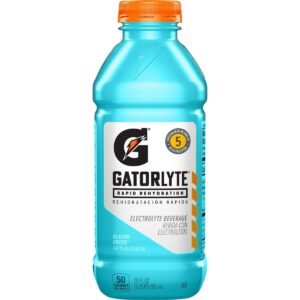 Gatorlyte Glacier Freeze Sports Drink - 20 fl oz Bottle: Low Calorie, No Artificial Sweeteners